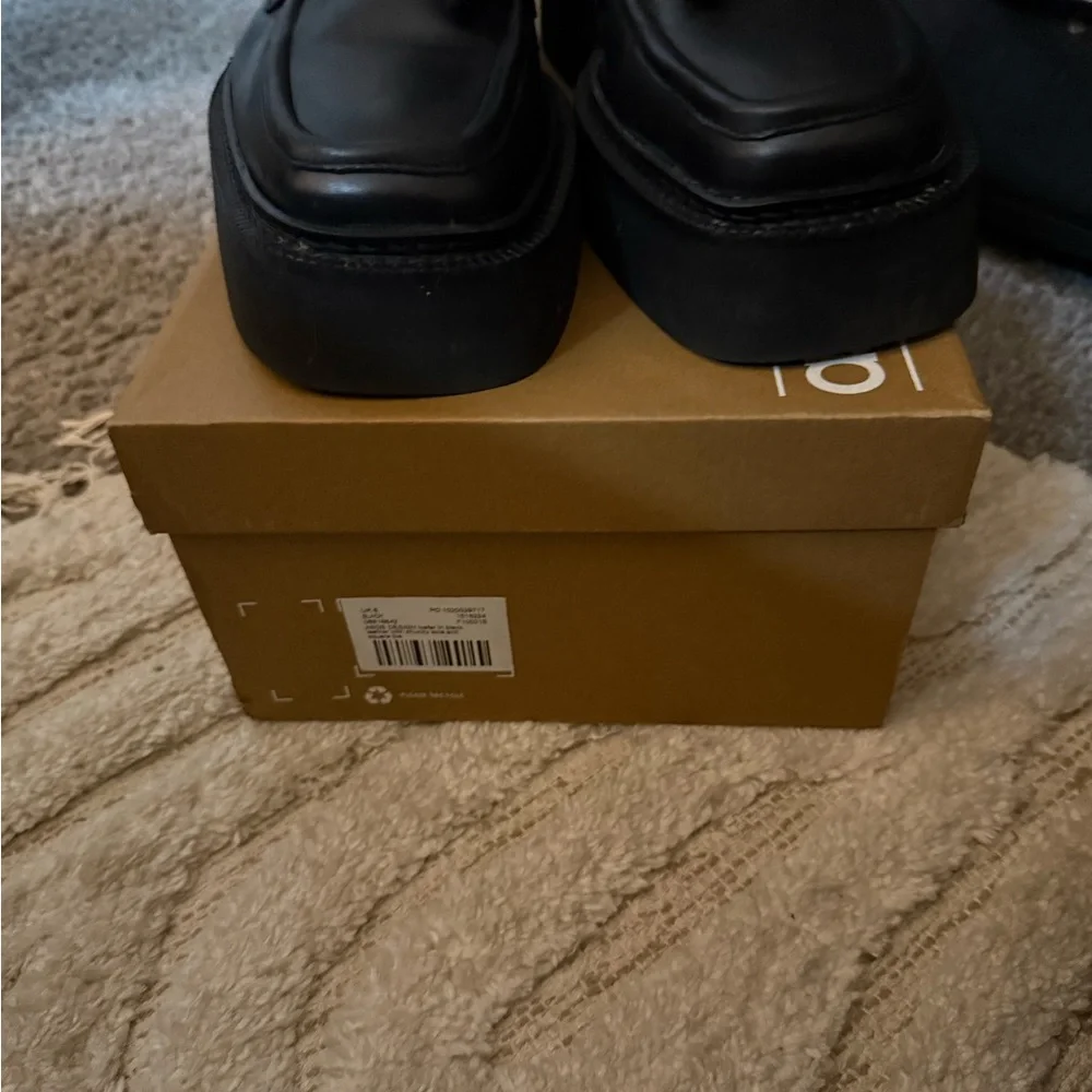 ASOS Design Men’s Black Square Platform Loafers